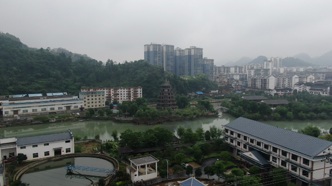 邵阳城步县城南公园荣昌阁