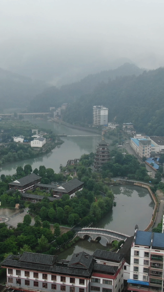 邵阳城步县城南公园荣昌阁