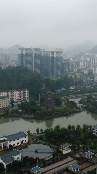 邵阳城步县城南公园荣昌阁