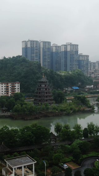 邵阳城步县城南公园荣昌阁