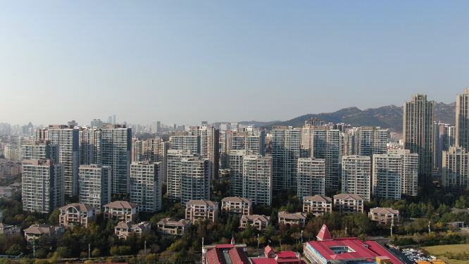 青岛城市风光航拍
