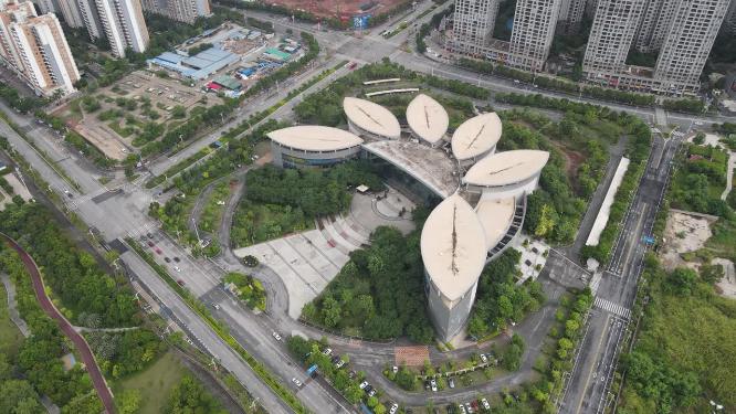广西南宁博物馆航拍