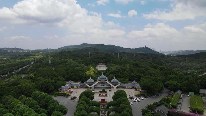 广西南宁青秀山5A景区航拍