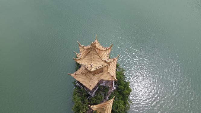 贵州铜仁三江公园航拍