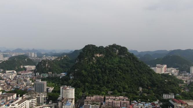 山城广西柳州城市建设航拍