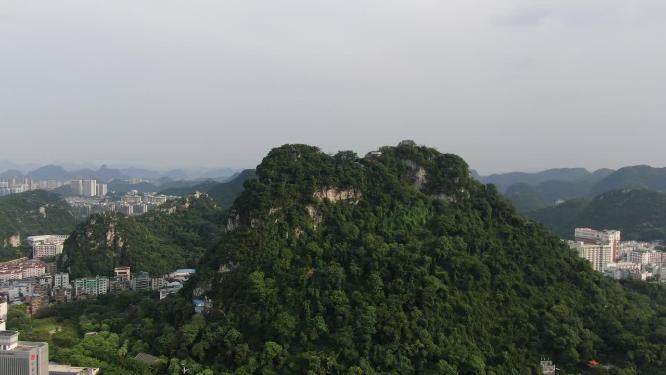 山城广西柳州城市建设航拍