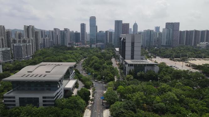 广西柳州城市建设航拍