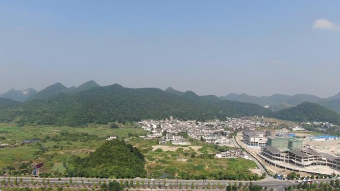 贵州农村山川航拍