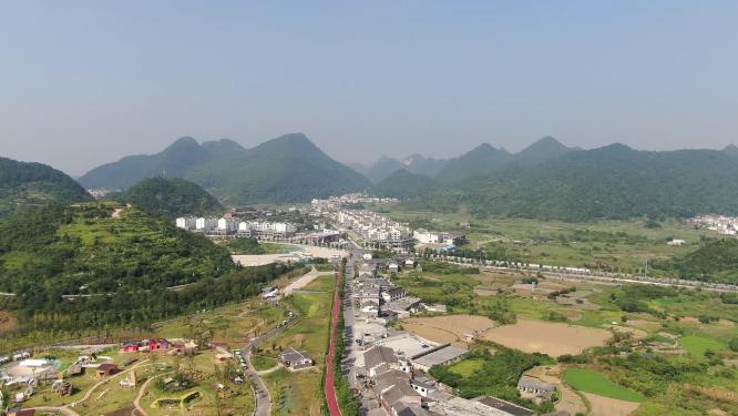 贵州农村山川航拍