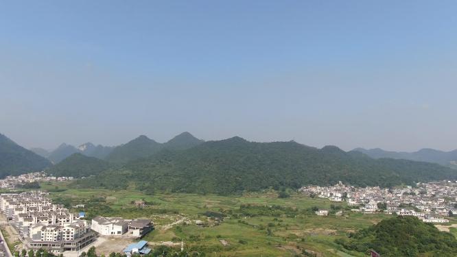 贵州农村山川航拍