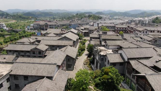 贵州青岩古镇5A景区航拍