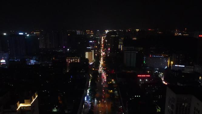 湖南岳阳火车站交通航拍