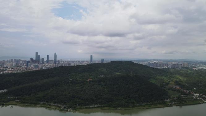 航拍广西南宁青秀山5A景区