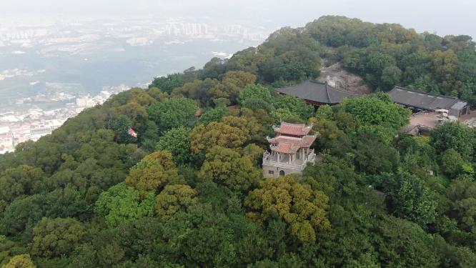 航拍泉州5A景区清源山
