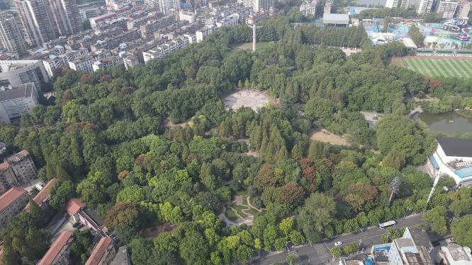湖北武汉东湖5A景区航拍