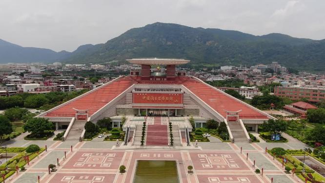 航拍福建泉州闽台缘博物馆