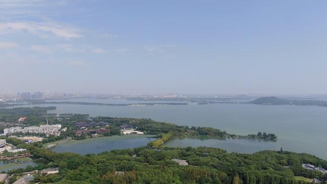 湖北咸宁赤壁陆水湖航拍