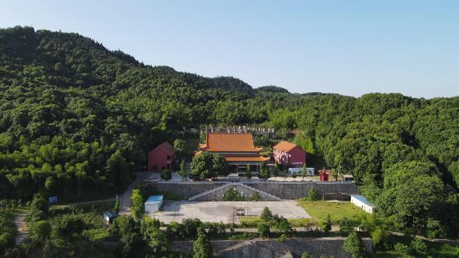 湖南怀化中坡山菩提寺航拍