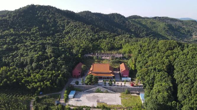 湖南怀化中坡山菩提寺航拍