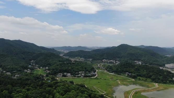 湖南长沙岳麓山航拍