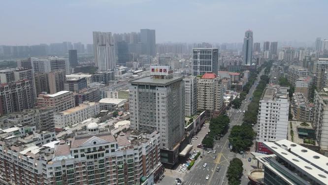 福建泉州城市交通航拍