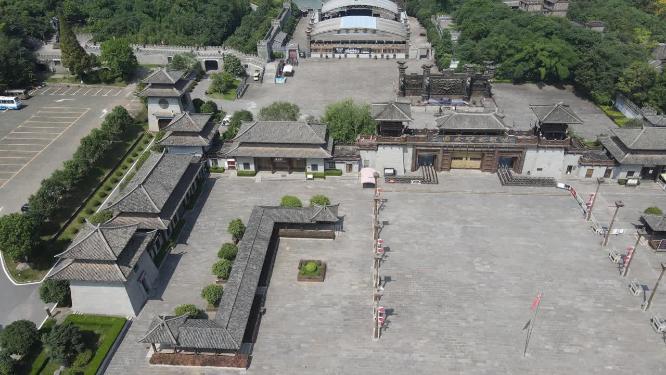 湖北赤壁三国古战场5A景区航拍