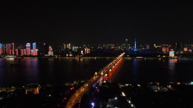 武汉长江大桥航拍