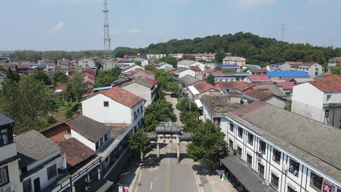 湖北赤壁三国古战场5A景区航拍