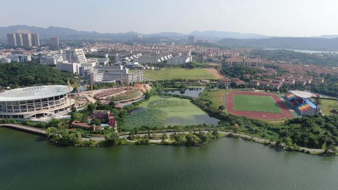 航拍湖南理工学院