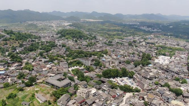 贵州青岩古镇5A景区航拍