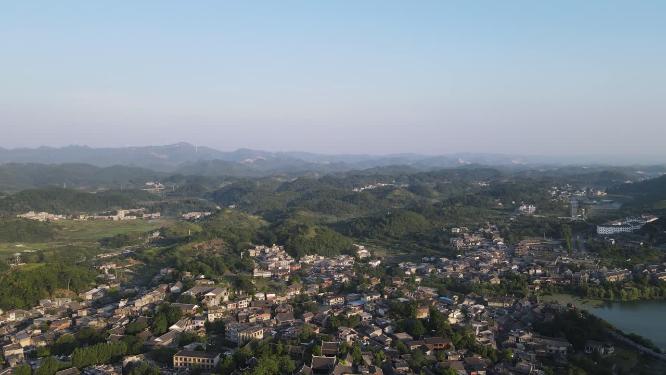 贵州青岩古镇5A景区航拍