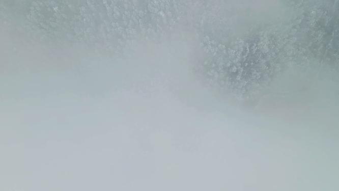 合集冬天云雾雪景4K航拍