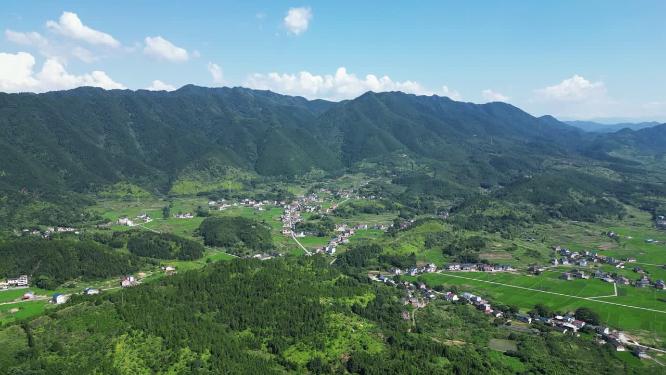 合集绿色农田美丽乡村4K航拍