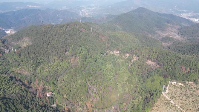 山川丘陵地貌4K航拍