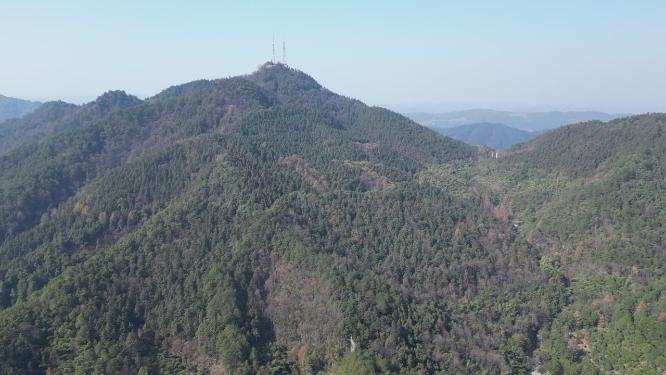 山川丘陵地貌4K航拍