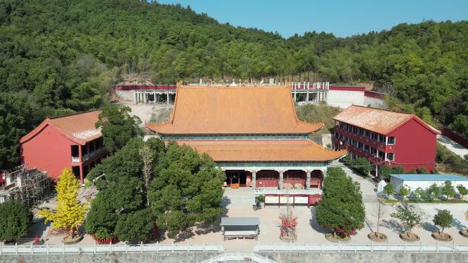 湖南怀化中坡山菩提寺4K航拍