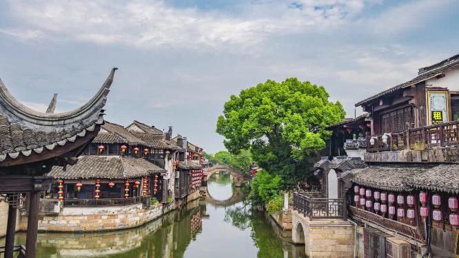 合集西塘古镇5A景区延时摄影