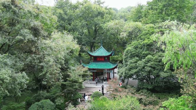 合集湖南长沙岳麓山爱晚亭4K航拍