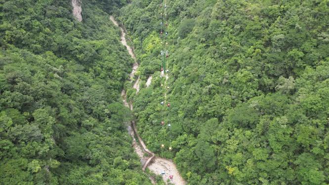 湖北宜昌三峡人家5A景区航拍