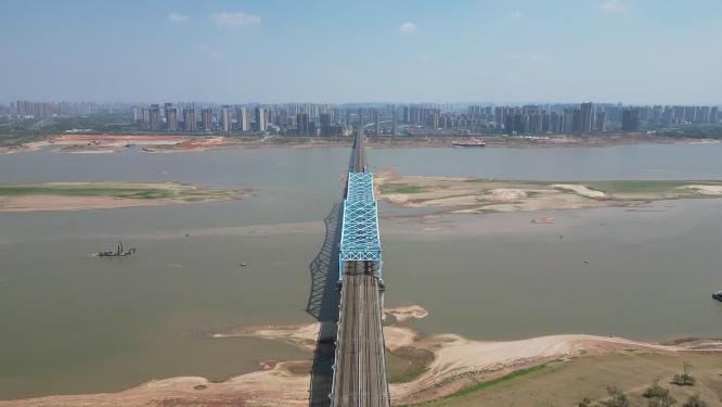 江西南昌城市天际线航拍