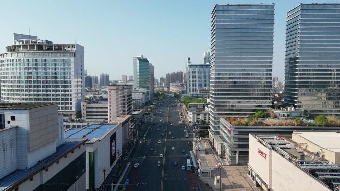 江西南昌城市风光航拍