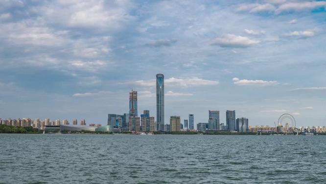 苏州城市风光延时摄影