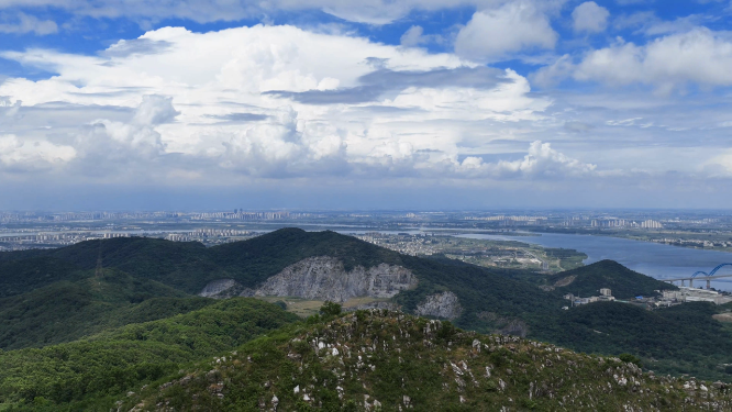 登扁山看襄阳全景