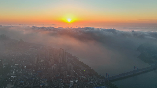 汉江晨曦