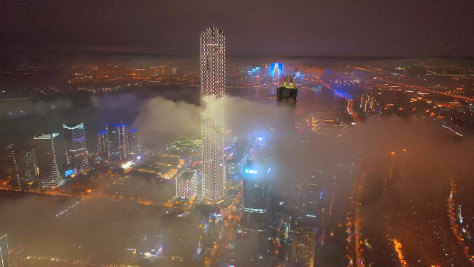 苏州国金夜景 