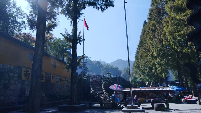 安徽九华山祗园禅寺建筑视频素材