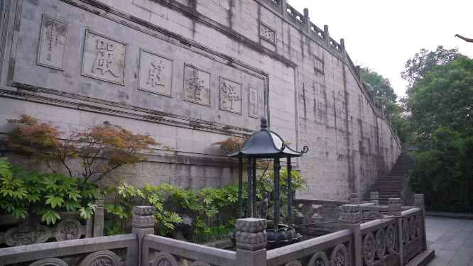 杭州西湖净慈寺建筑4K视频素材