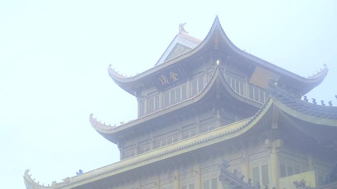 四川峨眉山金顶大佛视频素材