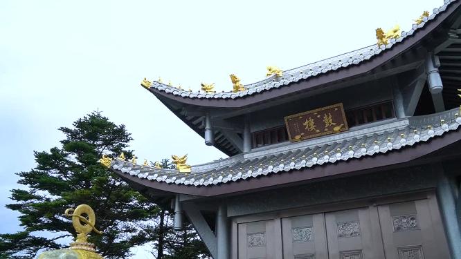 四川峨眉山金顶大佛视频素材