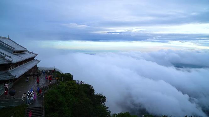 四川峨眉山金顶大佛视频素材